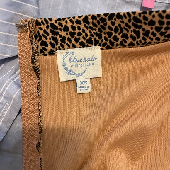 Francesca's Collections Leopard Print Mini Skirt - Picture 3 of 3